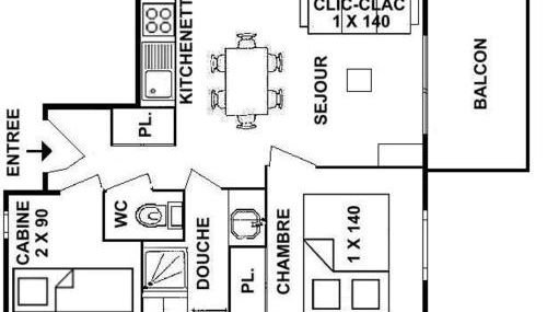 Appartement 2 pièces Les Saisies, 6 personnes, près des pistes - FR-1-594-99 - Foto 3