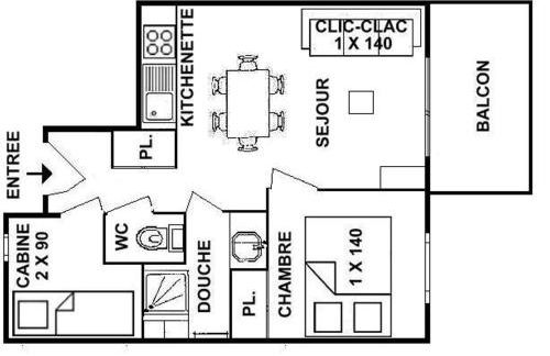 Appartement 2 pièces Les Saisies, 6 personnes, près des pistes - FR-1-594-99 - Foto 3