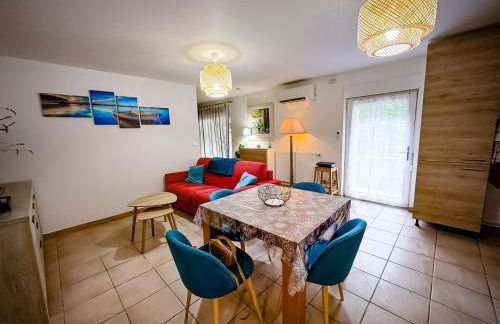 DREAM HOLIDAY 26 - Charmant T2 4 Pers 38m2 Terrasse de 14m2- Clim, Wifi, Parking - Sur RN7 au calme - au cœur de Livron sur Drôme à 5Km l'Autouroute Proximité A7 - Foto 4