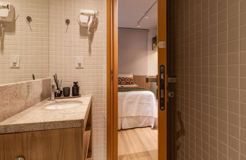 Flat 16 Frente Mar - Lindo e Confortável - STS - Salvador Temporada Studio - Foto 38