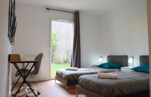 Le Cottage Jardin élégant & cosy, plage pour 6 personnes, animaux admis Biscarrosse - Foto 21