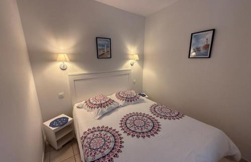 Charmant appartement T2 en rez de jardin terrasse face mer 4 personnes - Foto 15