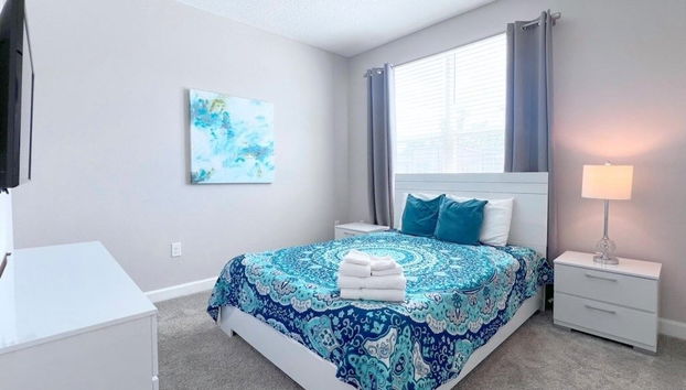 Beautiful Pool Villa With Spa And Game Room-2730bd 5 Bedroom Home by RedAwning - Foto 5, Habitación