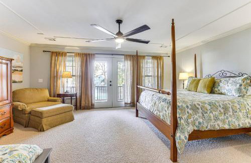 Private Patio, Decks Waterfront Eatonton Townhome - Foto 14