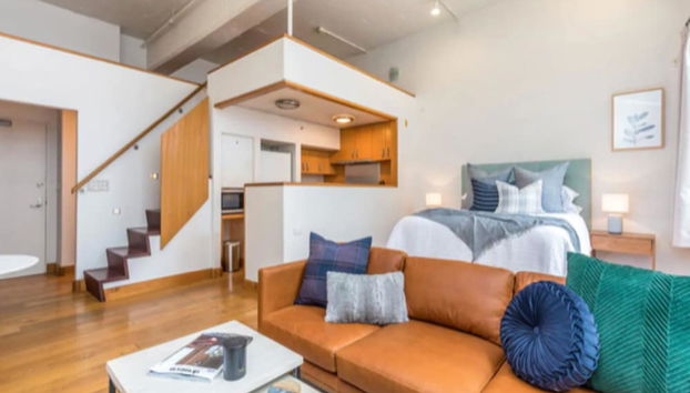 Central stylish studio in CBD by Zodiak Stays - Foto 2, Habitación