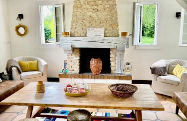 GITE 4 MN DE LA mer et cabourg, piscine, cheminée, table de ping pong, balançoire - Foto 21