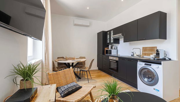 Nice Decorated Apartment - Near Croisette - 1br/4p - Foto 5, Cocina privada