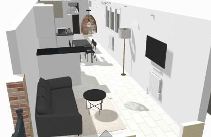 ValenStay - Logement Stade du Hainaut avec jardin - Foto 9