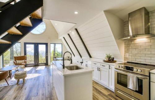 The Black Aframe - HOT TUB and Mountain Views - Foto 22