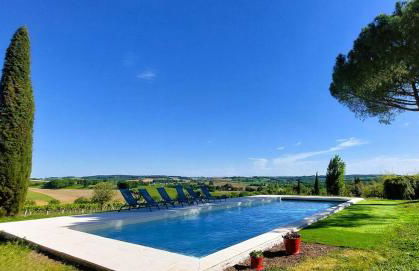 Maison Gasconne, 6 chambres, piscine 14x5, vue sur les vignobles - Photo 4