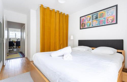 Jean Jaures - Appart Moderne avec Balcon & Parking - Foto 13