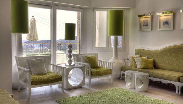 Zona de estar del vestíbulo