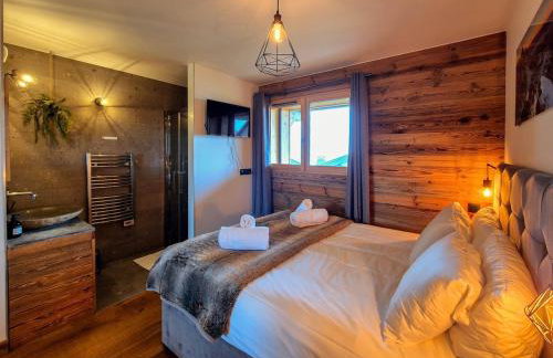 NEW ! HOLY COW - LES GETS - Proche pistes et centre - Souplex Design 4 chambres - 10 personnes - Idéal 8 personnes - Foto 15