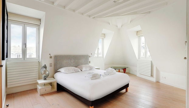 Designer Loft - 2bd/6p- Arc de Trimphe - Foto 5, Habitación