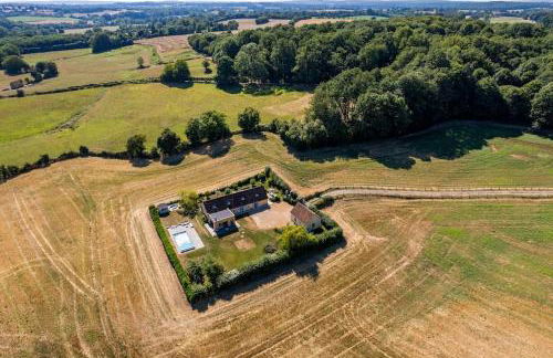 Magnifique longère du Perche avec vue panoramique et piscine pour 9 personnes - Foto 36
