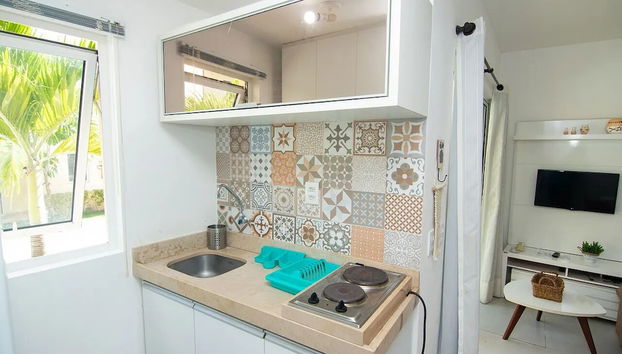 Carpediem - Apart no Solar Água Pipa - Foto 5, Cocina privada