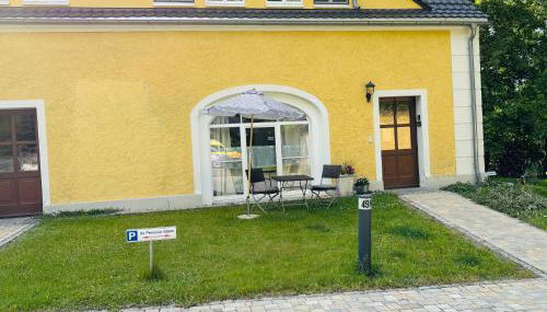 Alter Gutshof Kromlau Direkt am Schloss und Rhododendronpark, Terasse und Parkplatz - Foto 2