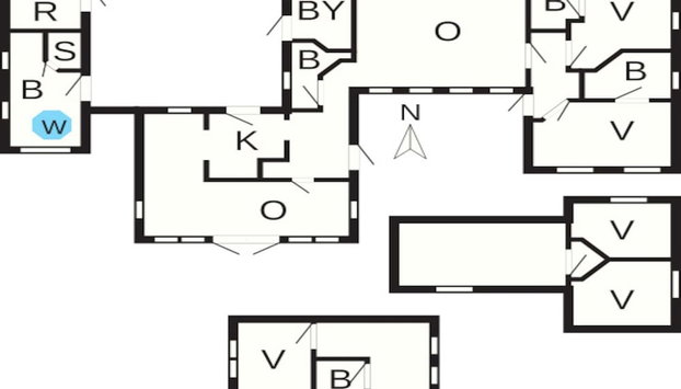 5 Star Holiday Home in Blavand - Foto 5, Plano