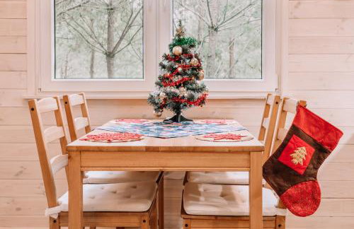 Sosnowy Raj domki nad rzeką Wkrą - Foto 9