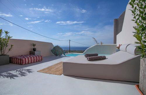 Superior Santorini Villa 2 Bedroom Villa Private Jetted Pool & Amazing Sea - Photo 50