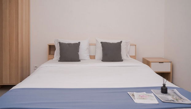 Warm And Simply Studio At Cisauk Point Apartment - Foto 2, Habitación