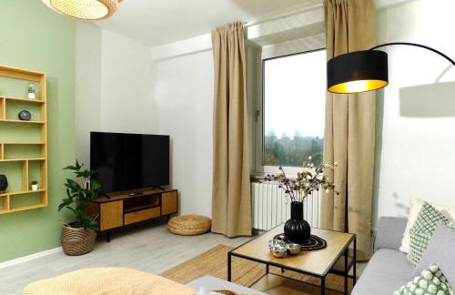 Moderne Wohnung mit Balkon ideal für Familien und Geschäftsreisende - Photo 15