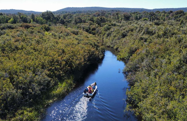 Balade en bateau sur le lac Tepuhueico - Photo 2
