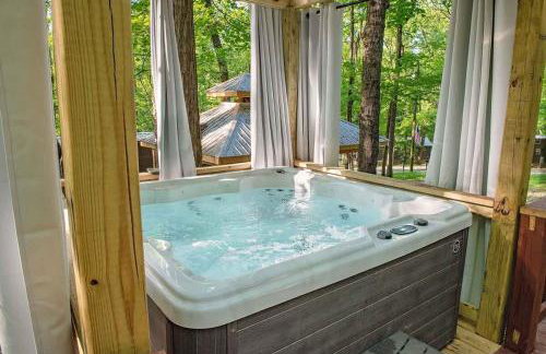 Stefan Cabin Nature-nested Tiny Home Hot Tub - Foto 24