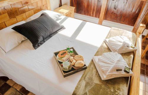 Chalé romântico com banheira aquecida - Foto 10