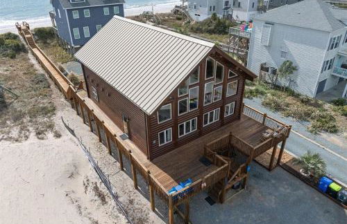 Boomerang- Oceanfront Log Cabin in North Topsail - Foto 14