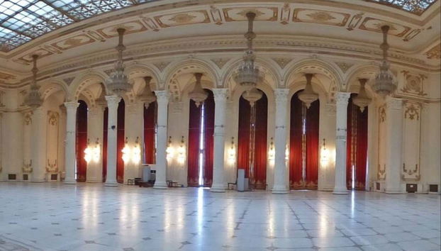 Salón de baile del Palacio del Parlamento de Bucarest