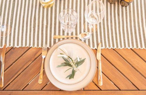 Luxe villa for 8 - Private Pool -AC -BBQ Area - Patio - 160Mbps - Olives - Palm - vineyard - Foto 23