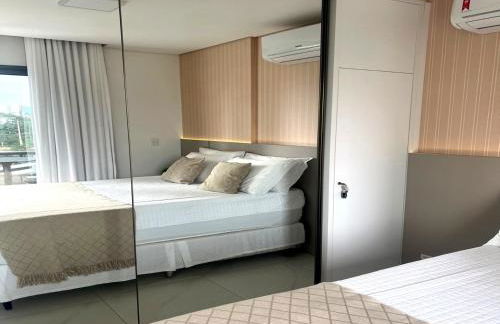 Ap completo a 900m da Vila Germânica com Piscina, Academia, Wi-Fi, Ar, Garagem e Tv no quarto - Foto 29