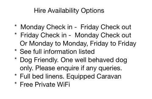 Dog Friendly Lovely Caravan 4 Berth Towyn North Wales Read full host details before booking Mon in to Fri out Fri in to Mon out Mon to Mon Fri to Fri ONLY - Foto 2