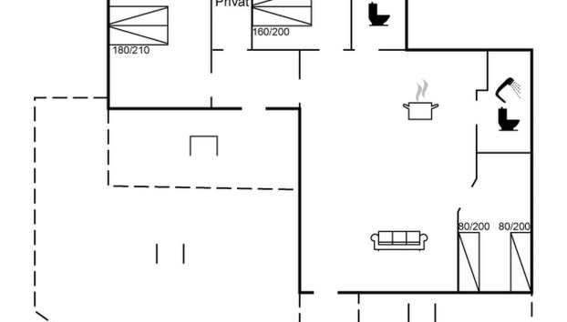 "Gerko" - 150m from the sea - Foto 2, Floorplan