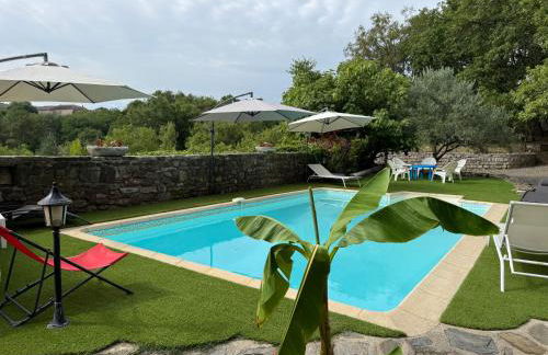 Maison de vacances avec piscine privée, Ardèche, Le Mas de Jallet, proche les Vans, Les Assions - Foto 39
