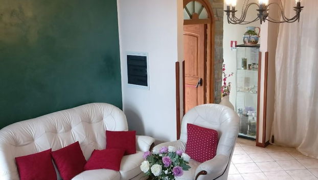 Coin salon dans le hall