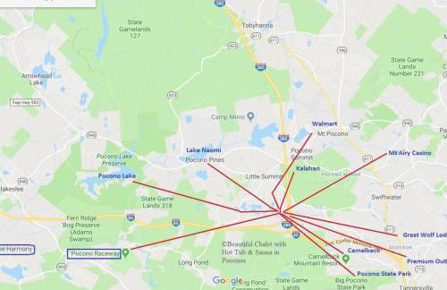 Beautiful Chalet with Hot Tub & Sauna in Poconos - Foto 26