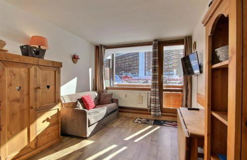 Studio rénové 3 pers, plein sud avec balcon à La Plagne - FR-1-455-129 - Foto 1