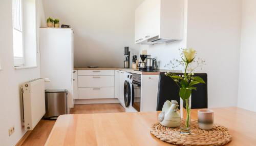 Ferienwohnung Rhader Wiesen - Foto 2, stove, dishwasher