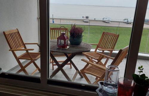Studio mit Meerblick und großer Loggia - Direktzugang zur Nordsee - Foto 14