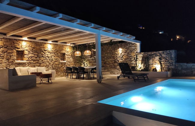 Mykonian Luxury Villa Azure w View Pool - Foto 53