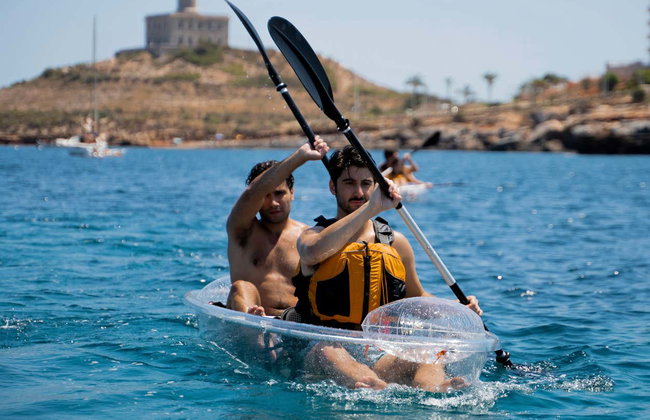 Balade en kayak transparent à Cabo de Palos - Photo 7
