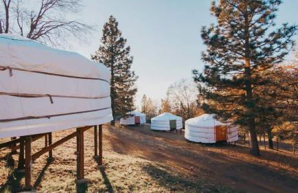 Mongolian yurt at a nature retreat - Foto 19
