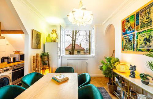 Art & Curiosity Cabinet Style Appartement with Paris view, Villa des Ammonites - Foto 3