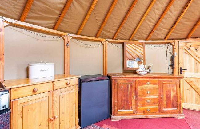 Roundhouse Yurt, Stunning Views, Totnes Dartmouth - Foto 16