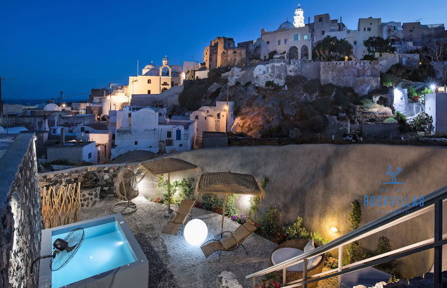 Rock Villas - Emporio | Pool, Jacuzzi, Castle View - Foto 66