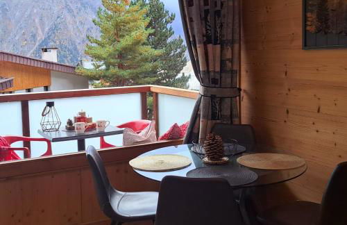 STUDIO 2 ALPES STYLE CHALET au PIED DE TELESIEGE DU DIABLE - Foto 9