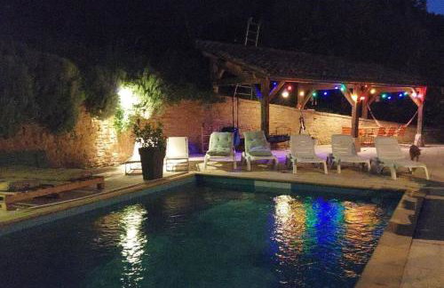 Chambre avec cuisine, vue et piscine privée au cœur du Beaujolais - Foto 13