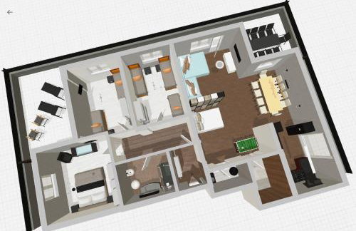 120 qm Penthouse, Europa Park - Rulantica - Straßburg - Colmar - Schwarzwald, bis 11 Personen - Foto 2